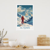 Val Thorens Skiposter 1 Poster (Keuken)