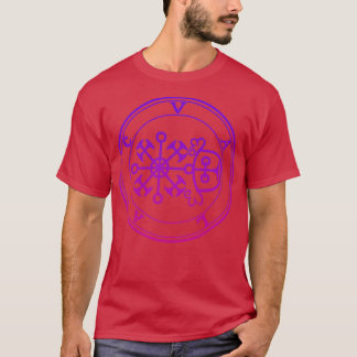 Valac Sigil onthult verborgen schatten Paarse grad T-shirt