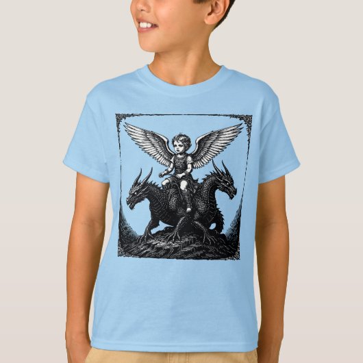 Valac's Twin Dragon-ascensie T-shirt (Voorkant)