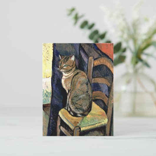 Valadon - Studie van een kat Briefkaart (Staand voorkant)