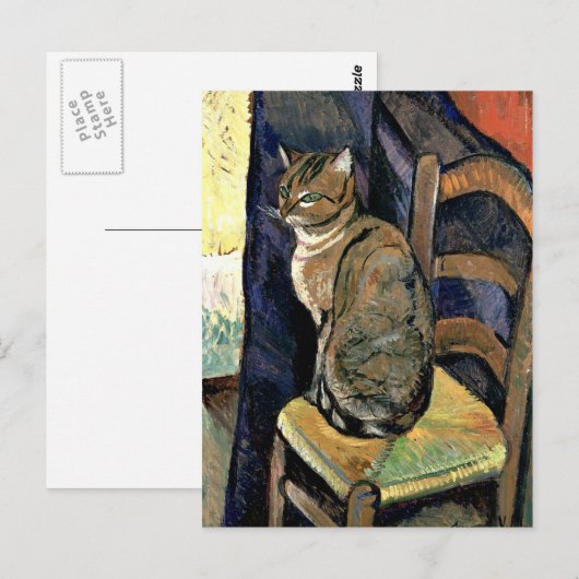 Valadon - Studie van een kat Briefkaart (Voorkant / Achterkant)