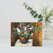 Valadon - Vase of Flowers, 1921 Briefkaart (Staand voorkant)