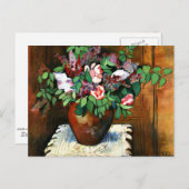 Valadon - Vase of Flowers, 1921 Briefkaart (Voorkant / Achterkant)