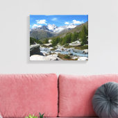 Valais Alps Canvas Afdruk (Insitu (Woonkamer))