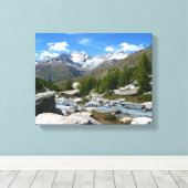 Valais Alps Canvas Afdruk (Insitu (Houten vloer))