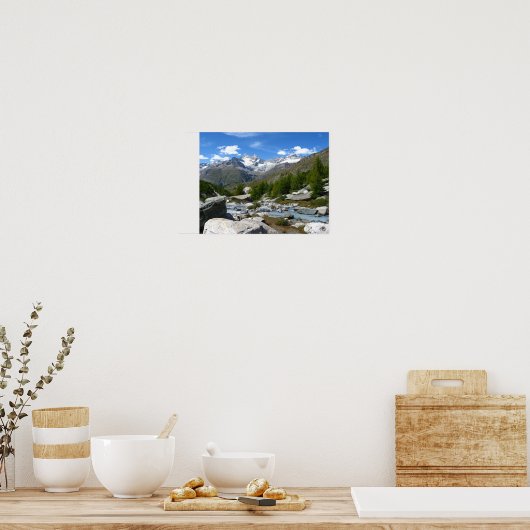 Valais Alps Poster (Keuken)