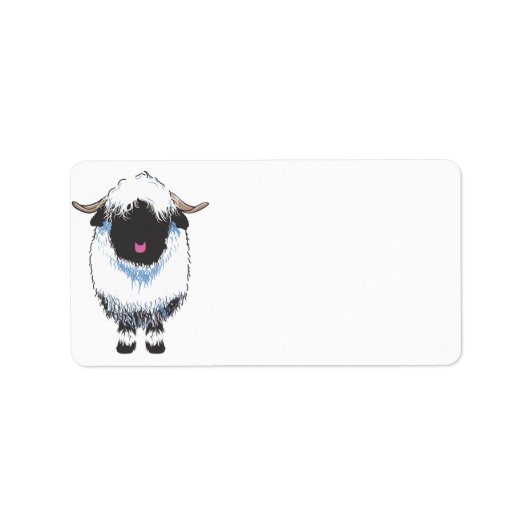 "Valais Black Nose Sheep Labels" Etiket (Voorkant)