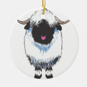 Valais Black Nose Sheep Ornament (Voorkant)