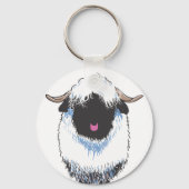 VALAIS Black Nose Sheep Sleutelhanger (Voorkant)