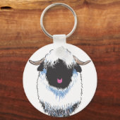 VALAIS Black Nose Sheep Sleutelhanger (Voorkant)
