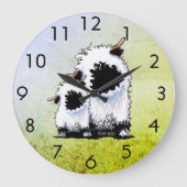 Valais Blacknose Schaap  Grote Klok (Voorkant)