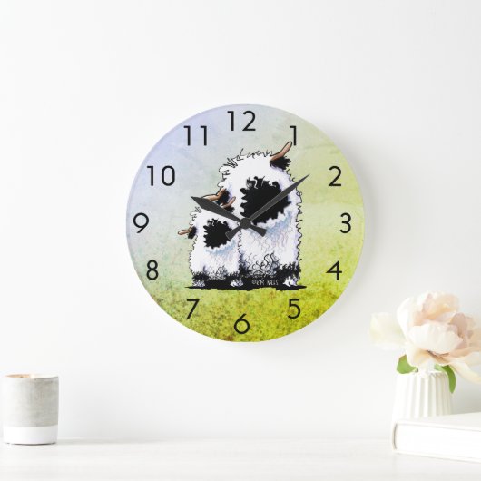 Valais Blacknose Schaap  Grote Klok (Huis)