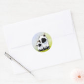 Valais Blacknose Schaap Ronde Sticker (Envelop)