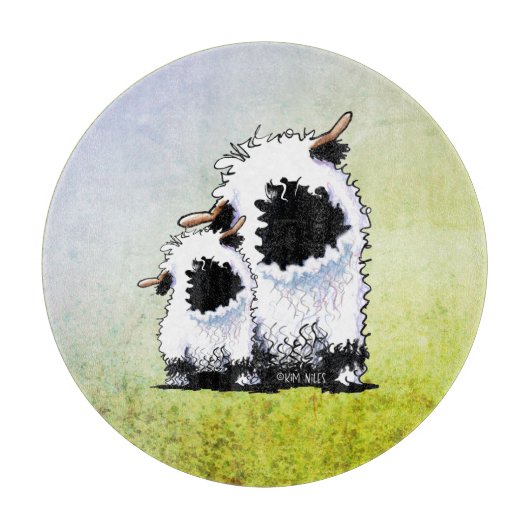 Valais Blacknose-schaap  Snijplank (Voorkant)