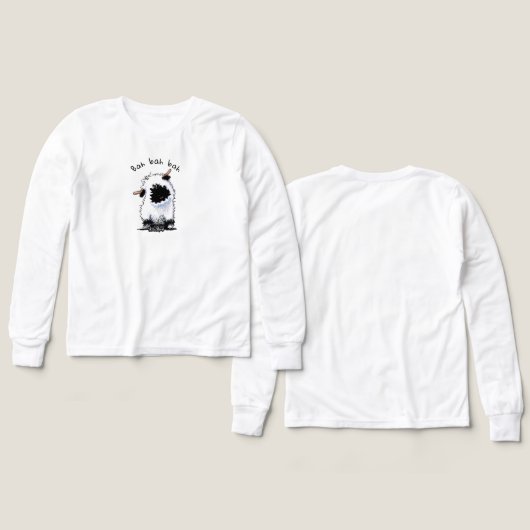 Valais Blacknose Sheep (Voorkant /achterkant)