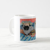 VALAIS BLACKNOSE SHEEP Drink Koffie Boerderij Ranc Koffiemok (Voorkant links)