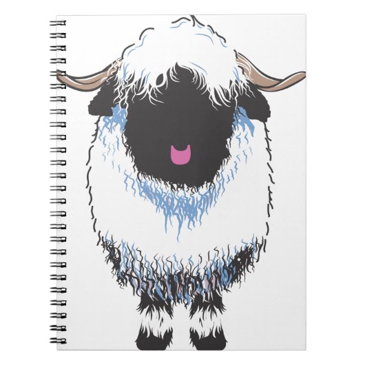 VALAIS BLACKNOSE SHEEP NOTITIEBOEK (Voorkant)