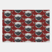 Valais Blacknowlese Kerst inpakpapier (Voorkant)