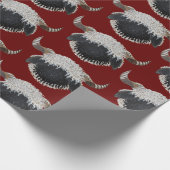 Valais Blacknowlese Schaap Kerstcadeauverpakking Cadeaupapier (Hoek)