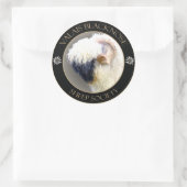 Valais Blacknowlese Schaap Logo Ronde 3" Sticker - (Tas)