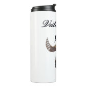 Valais Blacknowlese Schaap thermische tumbler Thermosbeker (Gedraaid links)