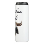 Valais Blacknowlese Schaap thermische tumbler Thermosbeker (Achterkant)