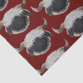 Valais Blacknowlese Schapen tissuepapier (Detail)