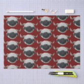 Valais Blacknowlese Schapen tissuepapier (Craft)