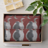 Valais Blacknowlese Schapen tissuepapier (Geschenk)