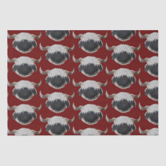 Valais Blacknowlese Schapen tissuepapier