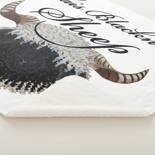 Valais Blacknowlese Schapendeken Sherpa Deken (3/4)