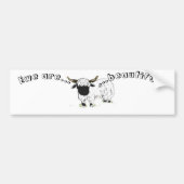 Valais Blerkende Sheep - Ewe zijn mooi! Bumpersticker (Voorkant)