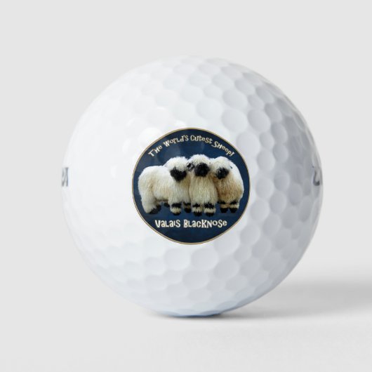 Valais Blerkse - 's Werelds meest kutste schaap! Golfballen (Voorkant)