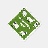 Valais Blerkse Sheep Boerderij Thlede Party Servet (Hoek)