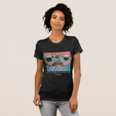Valais Blerkse Sheep Drink Koffee Art T-shirt (Voorkant volledig)