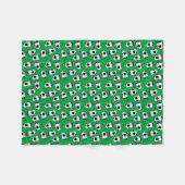 Valais Blerkse Sheep Fleece Deken (Voorkant (Horizontaal))