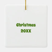 Valais Blerkse Sheep Personalized Farmers Keramisch Ornament (Achterkant)