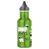 Valais Blerkse Sheep Personalized Farmers Waterfles (Links)