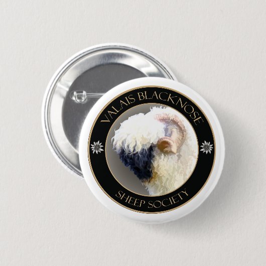 Valais Blerkse Sheep Society Logo Button (Voorkant /achterkant)