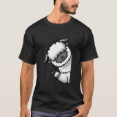 Valais Blwlese Sheep on Side Walliser Schwarznas T-shirt (Voorkant)