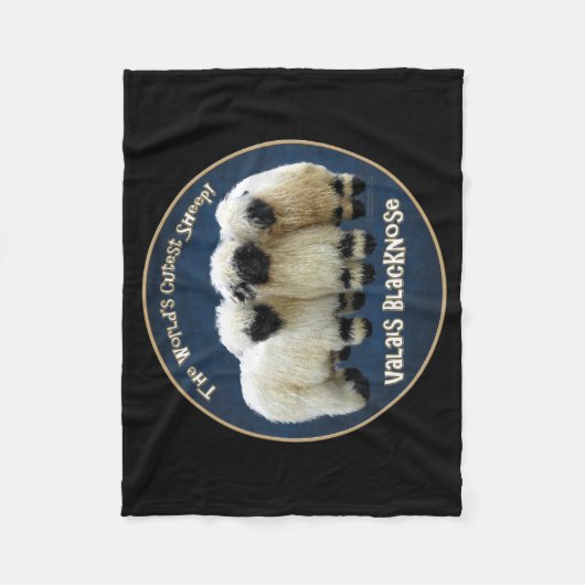 Valais Blwlese - World's Cutest - Fleece Blanket (Voorkant)