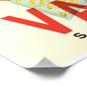 Valais,Switzerland,Suisse,Ski Poster (Hoek)