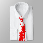 Valais, vlag Zwitserland Stropdas (Gebonden)