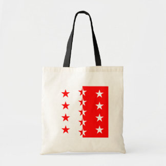 Valais, vlag Zwitserland Tote Bag