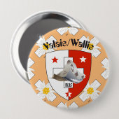 Valais/Wallis Suisse-Schweiz Buttonnen Ronde Button 4,0 Cm (Voorkant /achterkant)