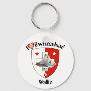 Valais/Wallis Suisse-Schweiz Schlüsselanhänger Sleutelhanger