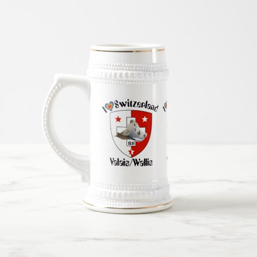 Valais / Wallis Suisse / Schweiz Tasse Bierpul (Links)