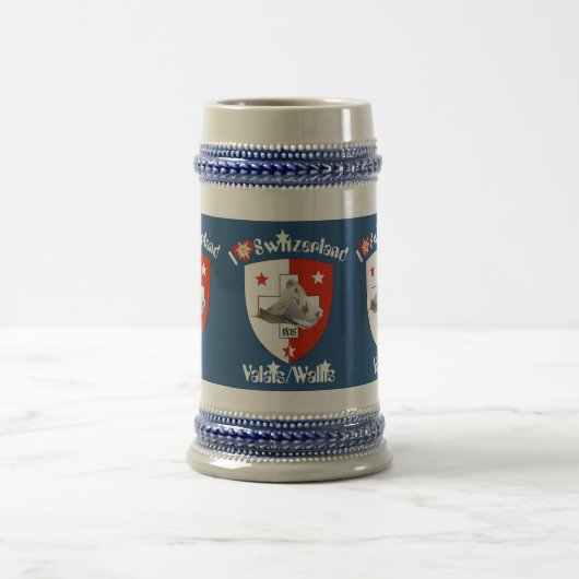Valais / Wallis Suisse / Schweiz Tasse Bierpul (Center)