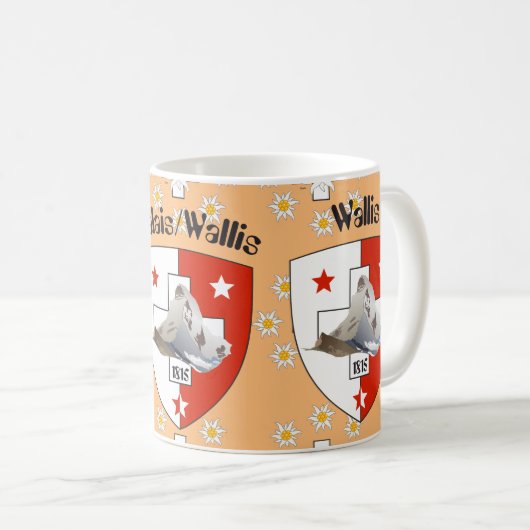 Valais / Wallis Suisse / Schweiz Tasse Koffiemok (Voorkant rechts)