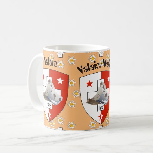 Valais / Wallis Suisse / Schweiz Tasse Koffiemok (Voorkant links)